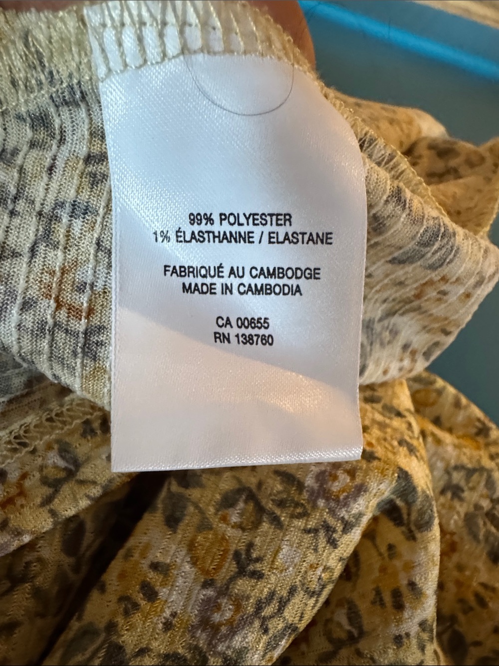Reitmans Yellow Floral Midi Dress - Picture 3 of 3
